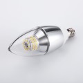6-Watt Dimmable Warm White 2700K LED Chandelier Bulb,60-Watt Incandescent Bulb Equivalent,E12 Candelabra Base,550 Lumens LED Lights,Torpedo Shape